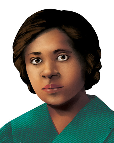 Artistic portrait of America's first Black osteopathic physician: Meta L. Christy, DO