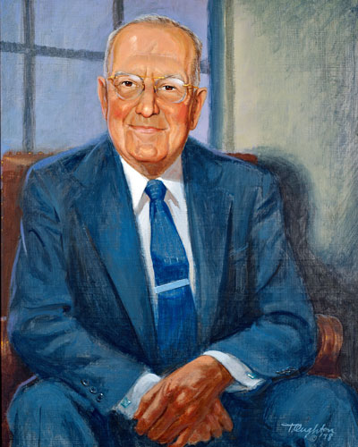 Portrait painting of William E. Brandt, DO