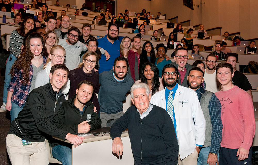 In 2016, Dr. Finkelstein gave his final lecture as a teaching faculty member.