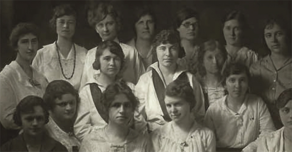 Members of the Kappa Psi Delta sorority, 1920.