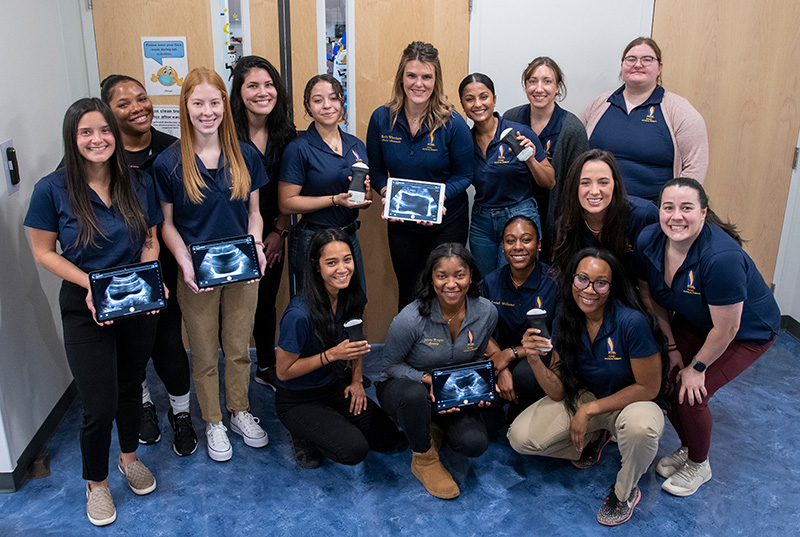 Pelvic imaging class for physical therapy students, 2022.