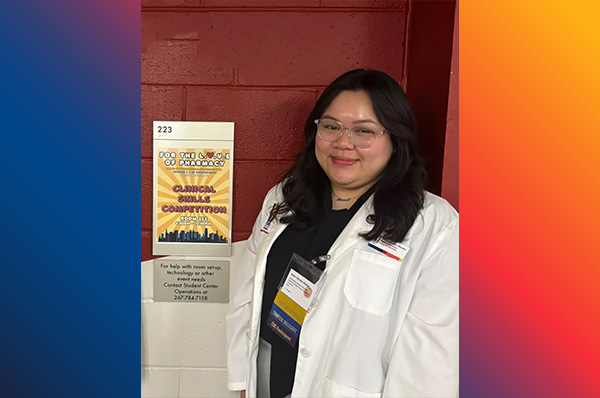 PCOM Pharmacy Student Tests Clinical Skills at SNPhA Competition