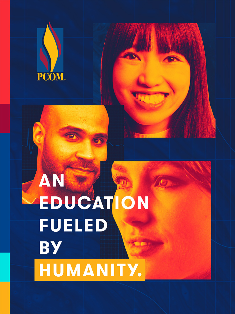 PCOM travel book recruitment material for admissions
