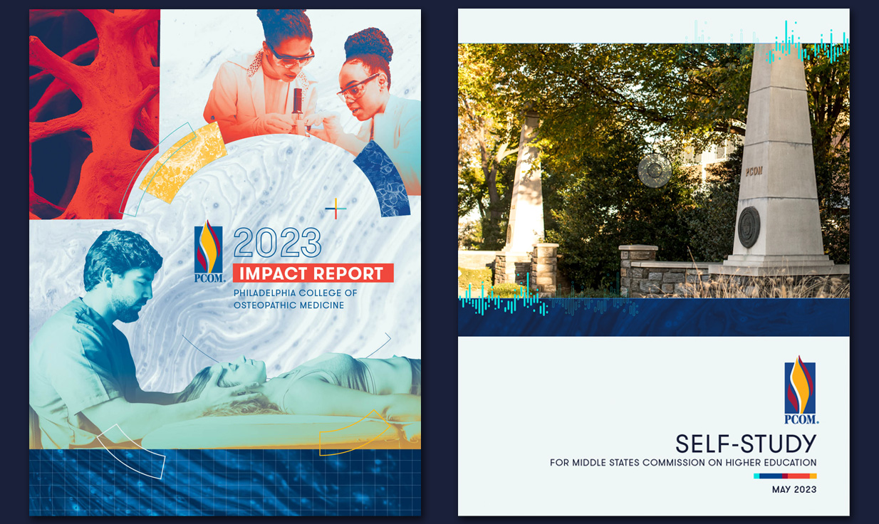 Covers of a couple of PCOM reports from 2023