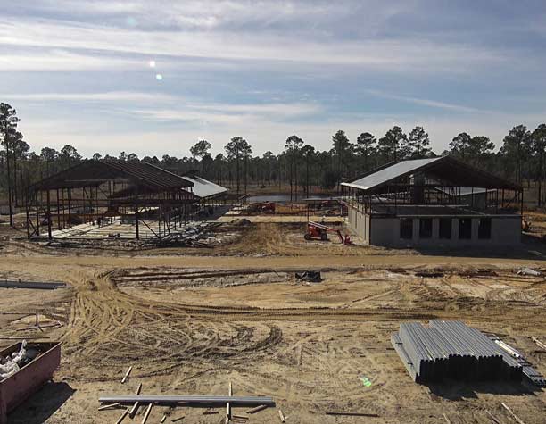 PCOM South Georgia construction site in late-November