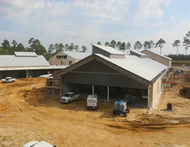 PCOM South Georgia construction site in mid-April