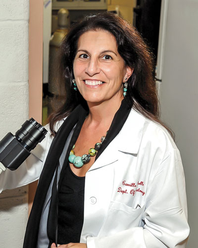 PCOM anatomy professor Camille DiLullo, PhD