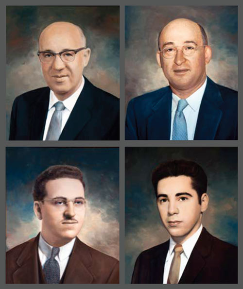 Portraits of Abraham, Samuel, Jacob and Joel Levin
