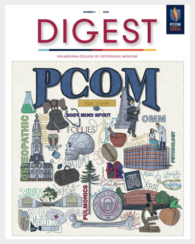 Digest Magazine featuring whimsical illustrations by Mike Shisler