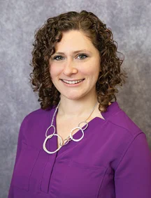 Headshot of Leah Macklin, DO ’15, FAAFP, DipABLM, MS