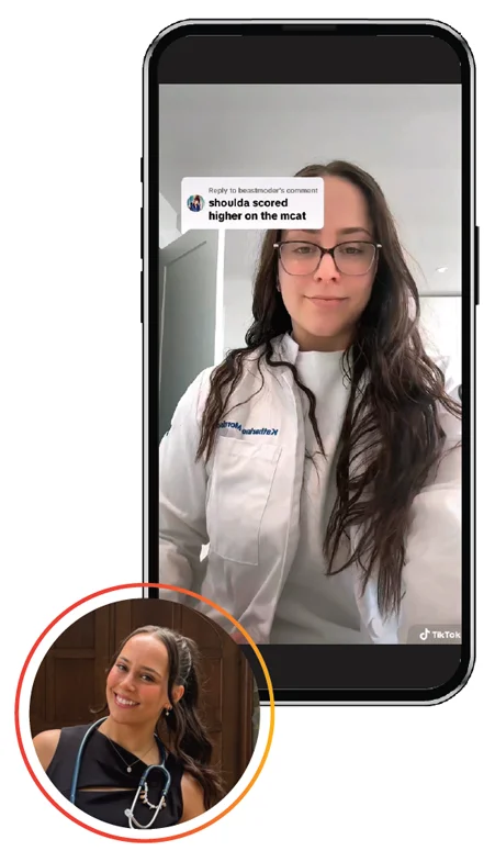 Screenshot of Katie Morrison social media video