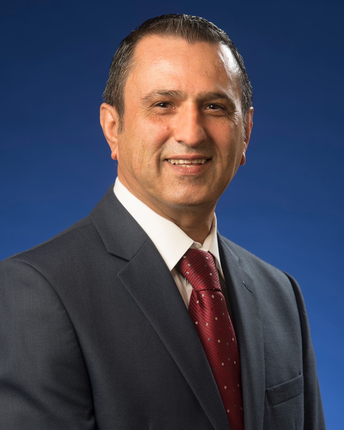 Professional headshot photograph of Ali Moradi, MD, MPH, DR.PH