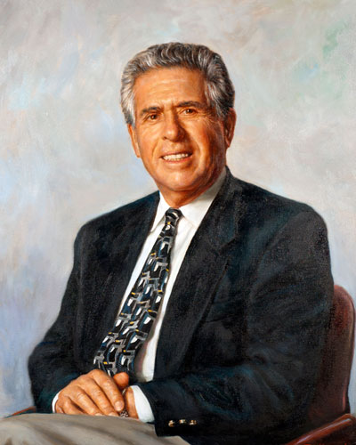Portrait painting of Leonard H. Finkelstein, DO
