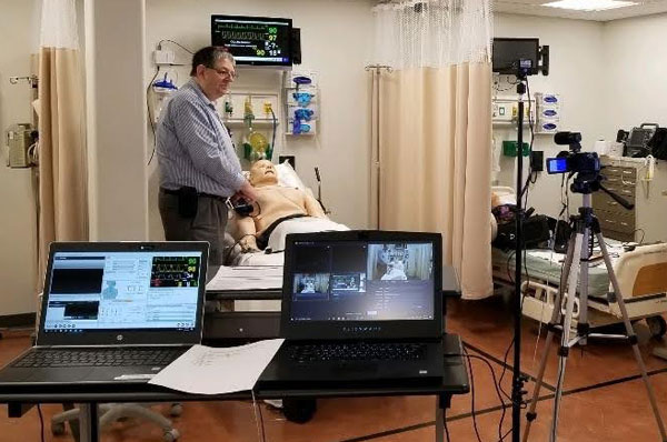 Teaching Continues Through Tele-Simulation