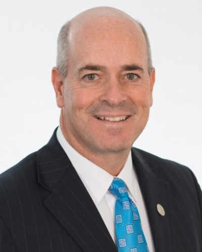 Portrait photo of NBOME president John R. Gimpel, DO