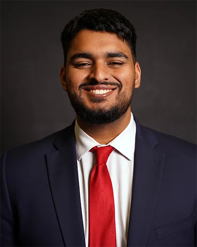 Professional headshot photo of Bhavik Singh (DO '27), PCOM Georgia's Student Doctor of the Year 2026 