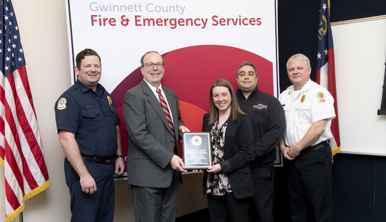 PCOM Georgia's Jeffrey Seiple and Toni Musta accepted the honors