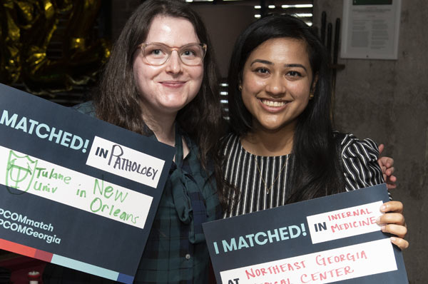 PCOM Georgia Students Celebrate Residency Matches