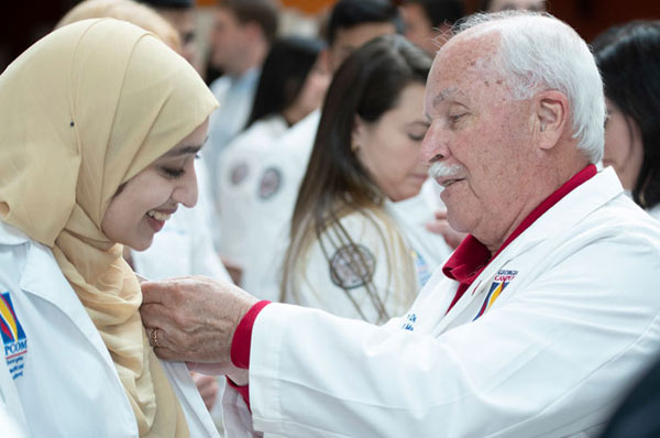 Class of 2024 Celebrates Halfway Mark with Pinning Ceremony
