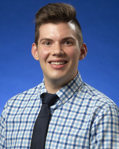 Professional headshot photograph of PCOM Georgia medical student Eric Malaney (DO '22)