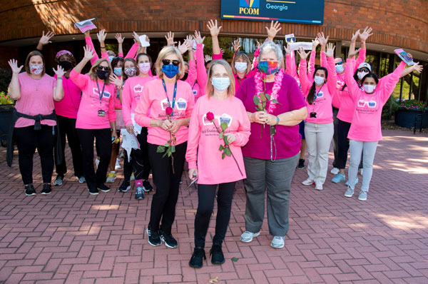PCOM Georgia Helps Paint Gwinnett Pink