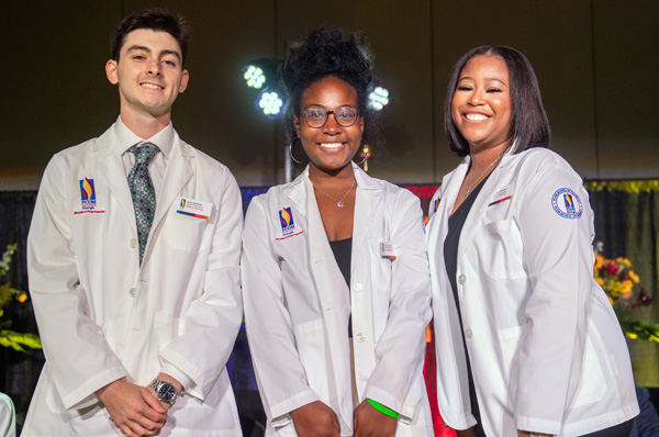 Pharmacy and Medical Students Participate in Rite of Passage