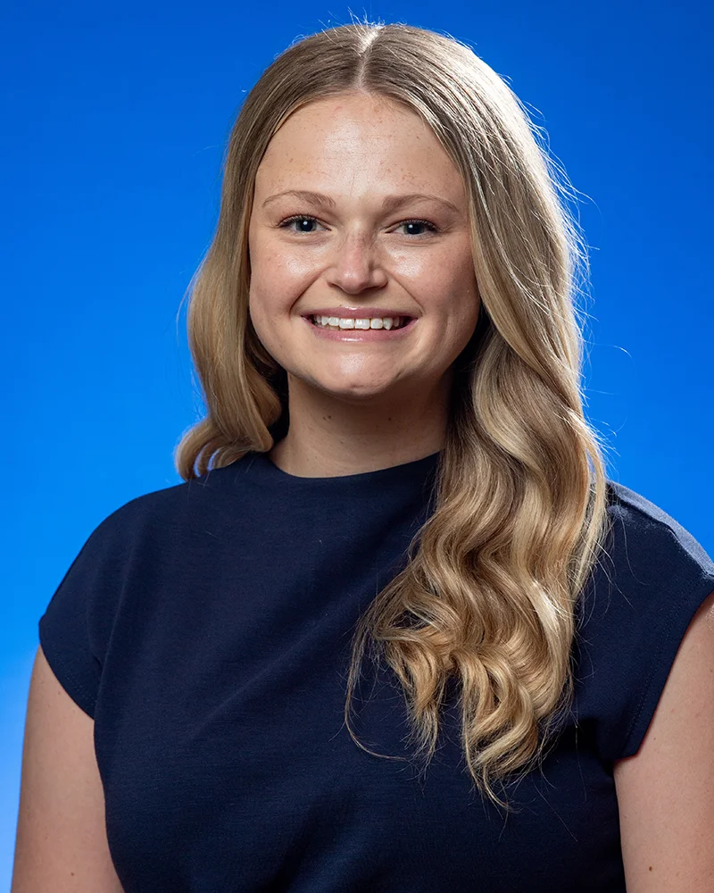 Professional headshot photo of PCOM Georgia medical student and bone marrow donor Kiera Curry (DO '29)