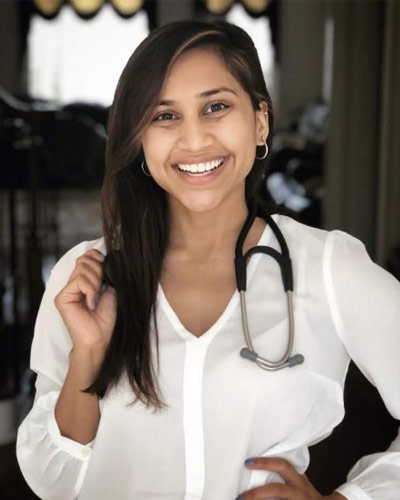 Newly elected AMWA Region 4 Director Monali Shah (DO '23), medical student at PCOM South Georgia