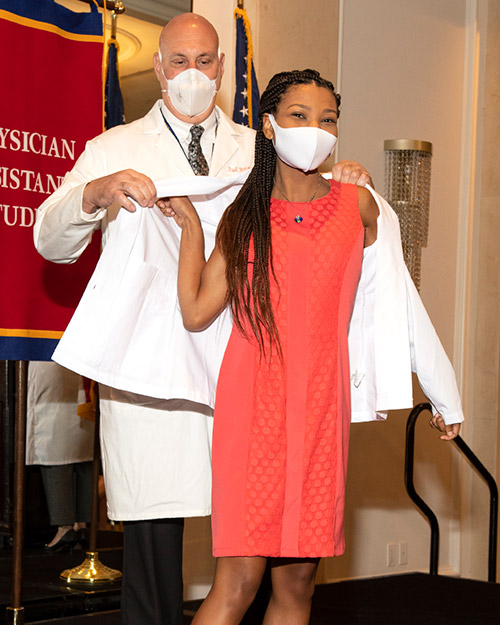 The PA white coat ceremony is an annual rite of passage for PCOM's physician assistant studies students.