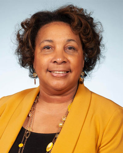 Portrait of Marcine Pickron-Davis, PhD, chief diversity and community relations officer