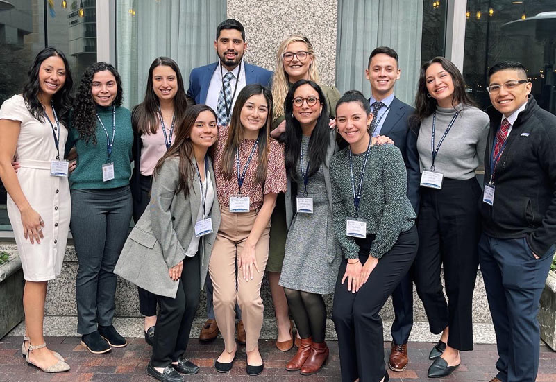 LMSA students pose at annual conference