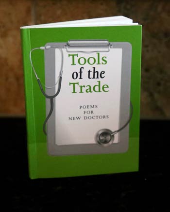 Photograph of the poetry book Tools of the Trade: Poems for New Doctors