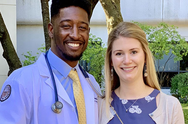 Chris Howard, DO '23, and Molly Blew, PHD '23 | PCOM