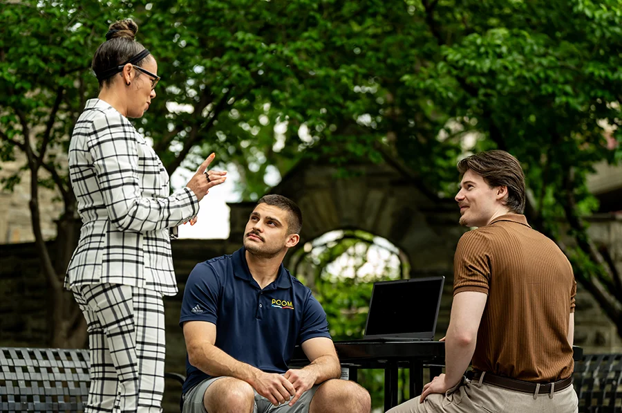 PCOM clinical psychology faculty and doctoral students discuss the new 10-