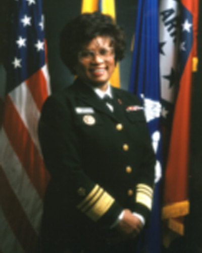 Dr. Joycelyn Elders, 15th Surgeon General and the United States' first black surgeon general, who also served under Clinton.
