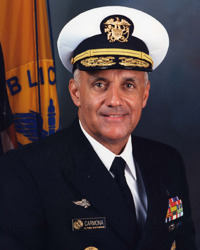 Dr. Richard Carmona, 17th Surgeon General, who served during former President George W. Bush's administration.