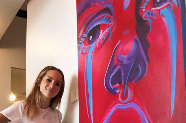 Psych Student Debuts Solo Art Exhibit in NYC