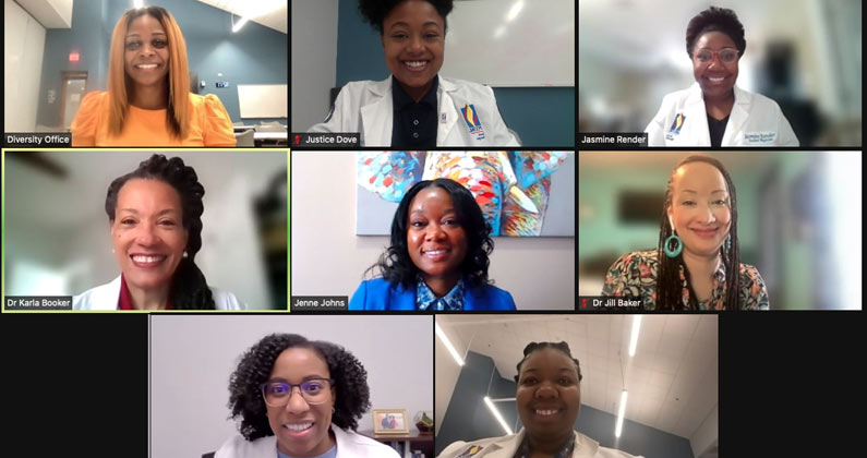 PCOM community members participated in an online panel addressing black maternal health