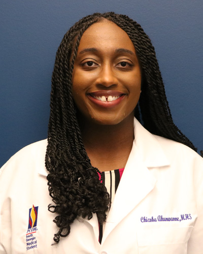 Medical student Chizoba Akunwanne (DO ‘23) will train to practice medicine in rural areas