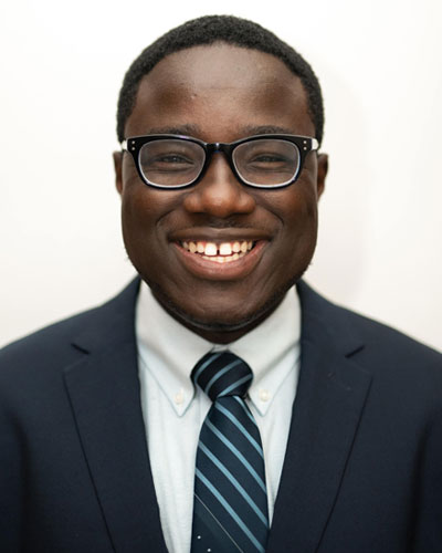 First-Gen Students Committee Community Engagement Leader and medical student Schiley Pierre Louis (DO ’25)