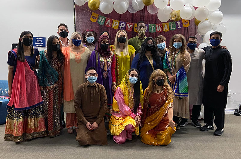 The Office of Diversity celebrates Diwali at PCOM South Georgia