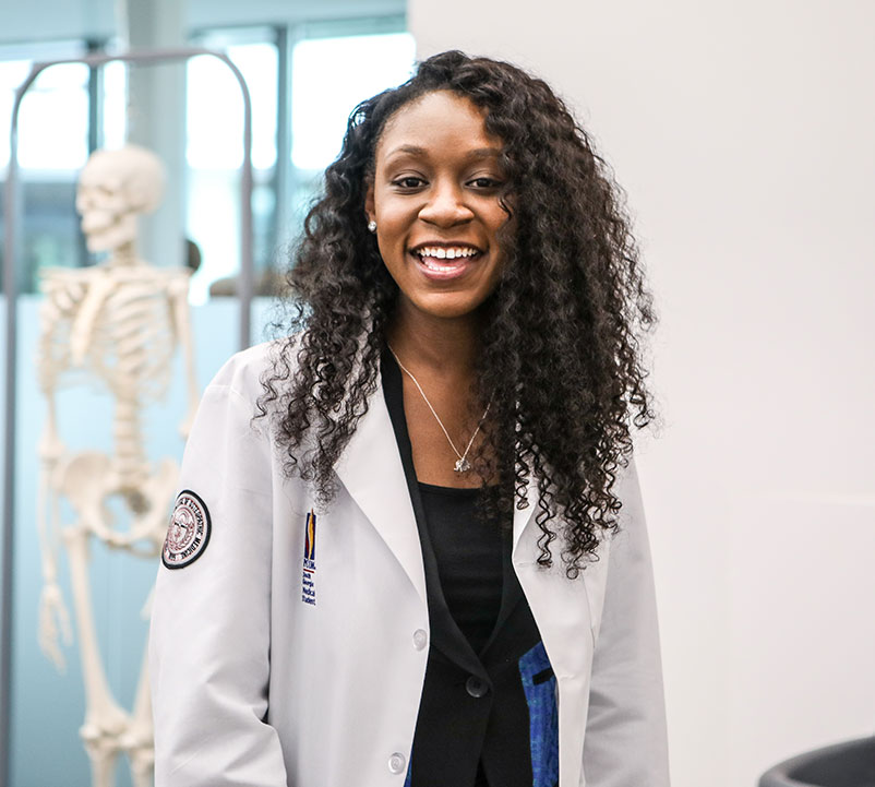 PCOM South Georgia medical student Xavia Taylor (DO ‘23) was born and raised in the Moultrie, GA area
