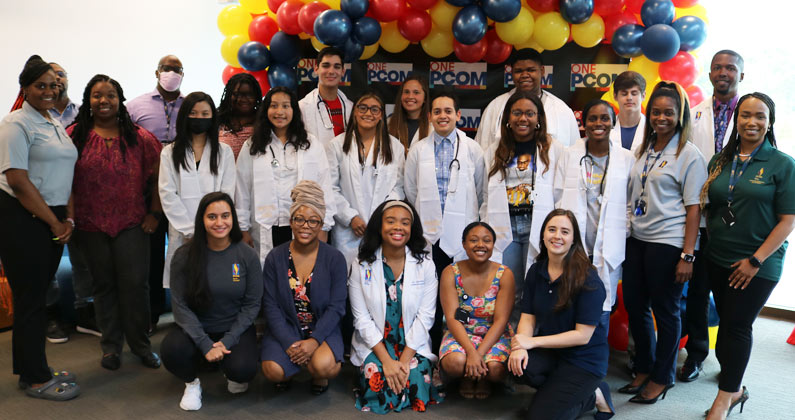 PCOM South Georgia faculty and staff pose with Opportunities Academy participants