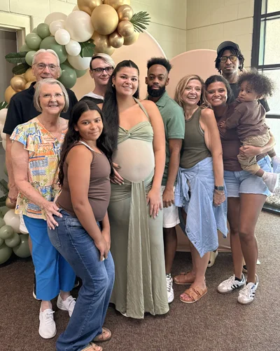 Kailyn Clemons (DPT ‘28) poses with family and friends