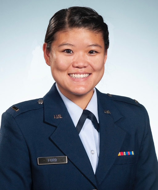 Julie Ford (DO '22) PCOM med student and Second Lieutenant, United States Air Force