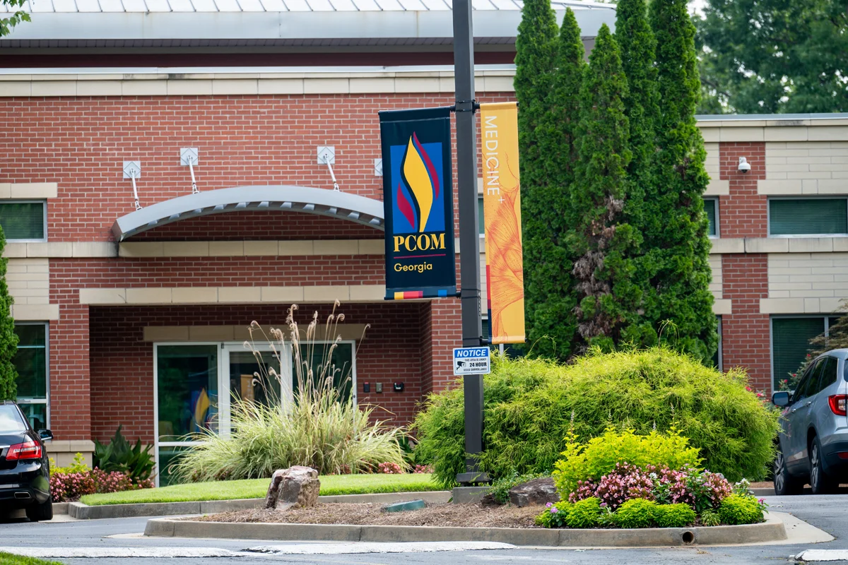 Front doors and building at the Northlake building