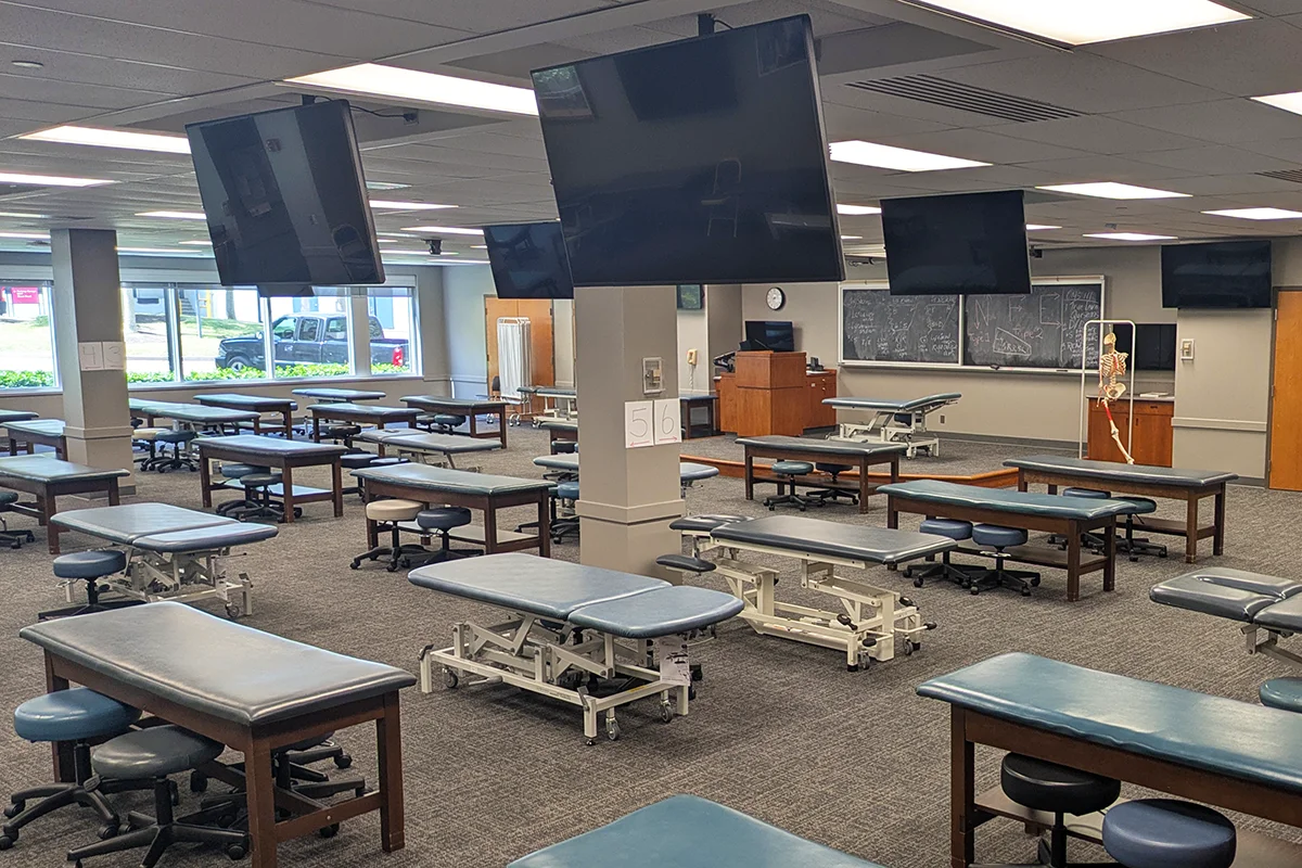 View of the OMM Laboratory within the Hassman Academic Center