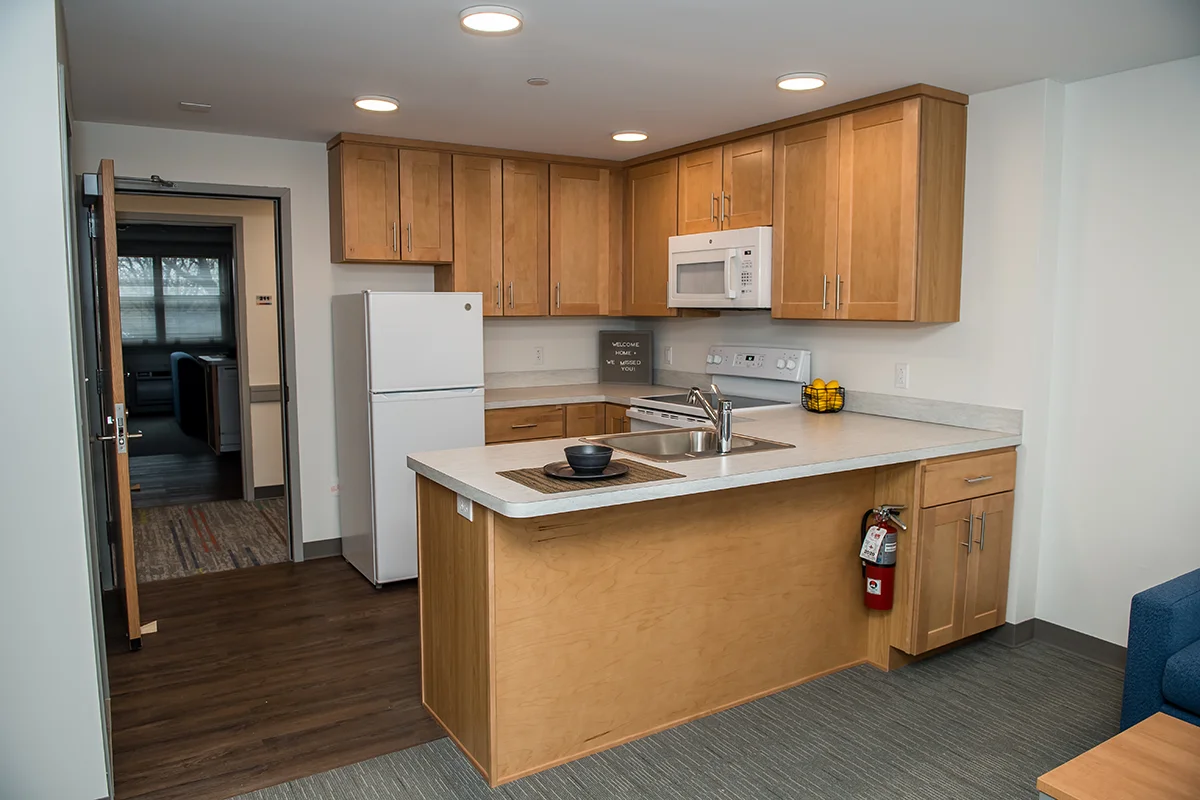 Apartment kitchen area