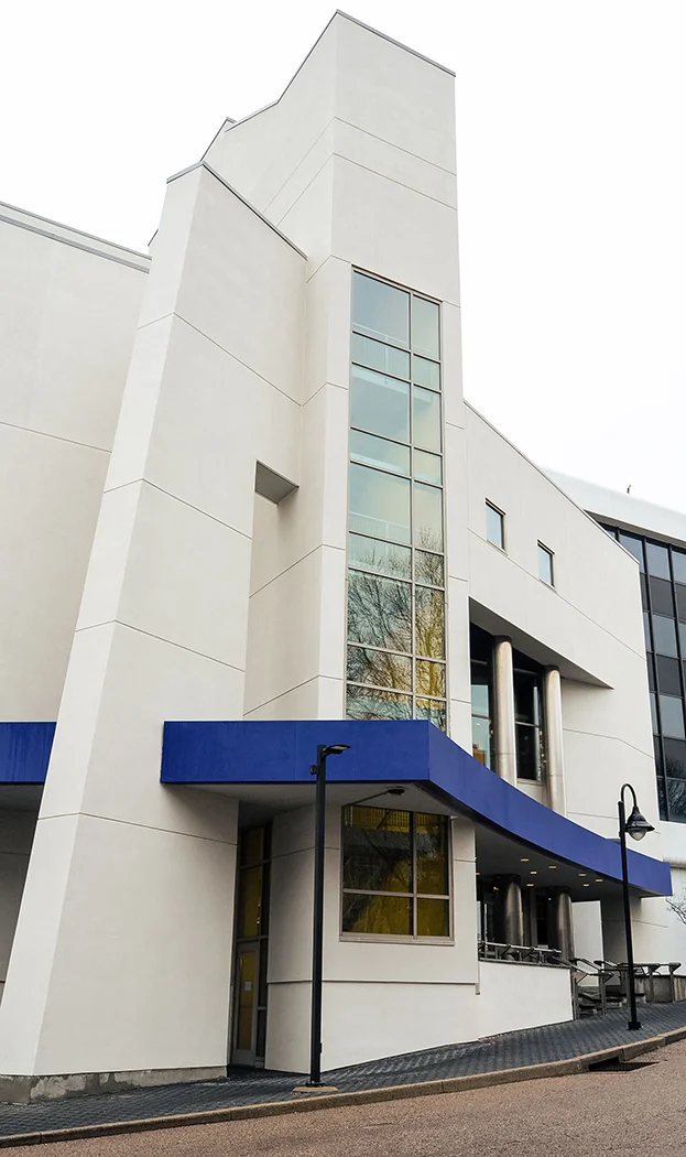 Front of the Student Success Center building from the street