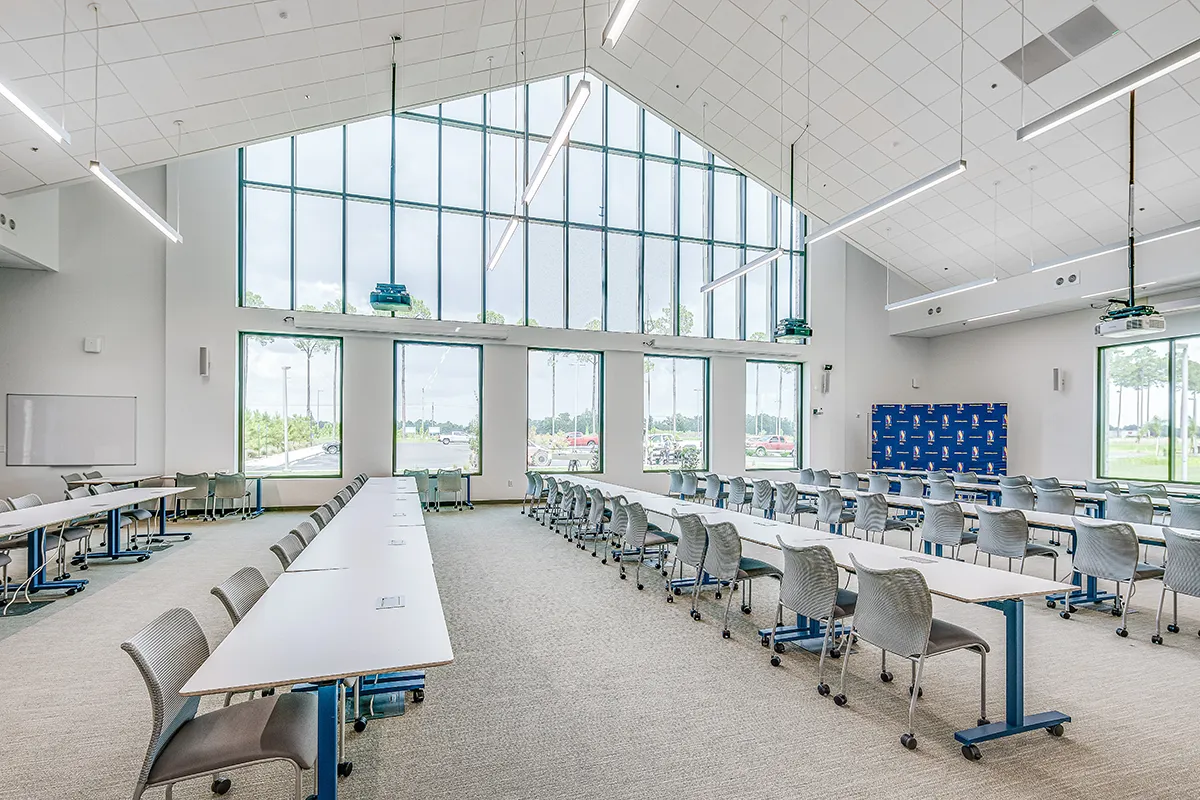 One of PCOM South Georgia's large classrooms